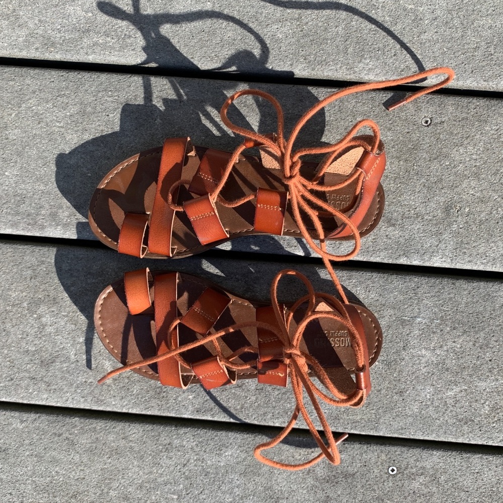 Tie up sandals